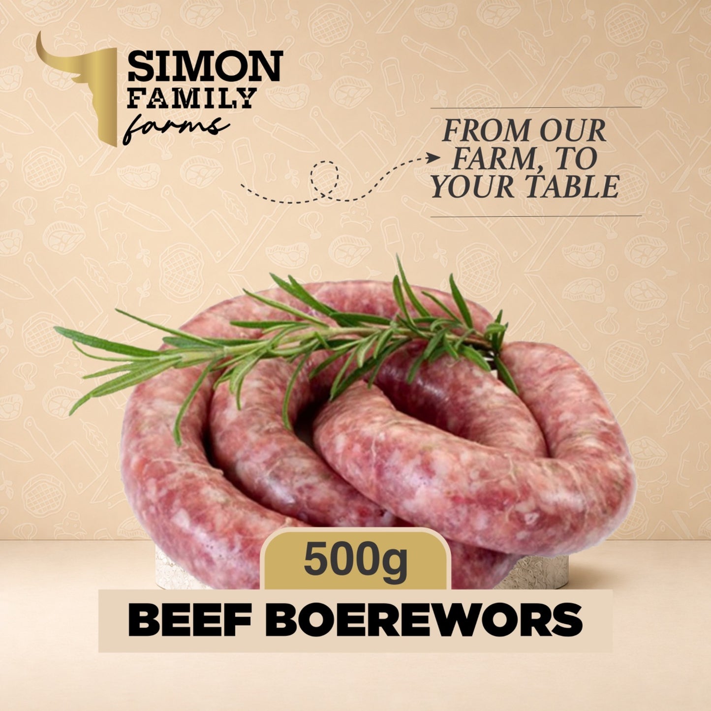 500g Boerewors